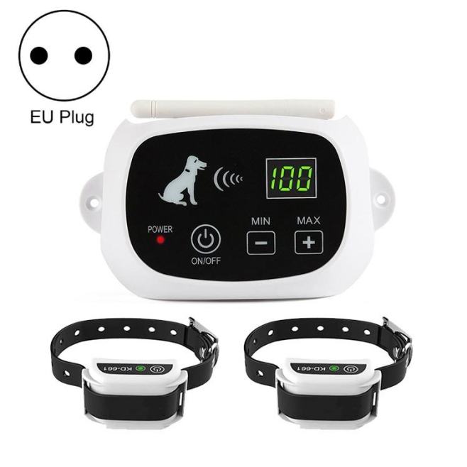 Collier De Clôture Électronique Sans Fil Pour Deux Chiens Portée 500 Mètres Étanche Rechargeable - www.yonis-shop.com