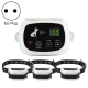 Collier De Clôture Électrique Sans Fil Pour Trois Chiens Portée 500 M Récepteur Étanche Rechargeable