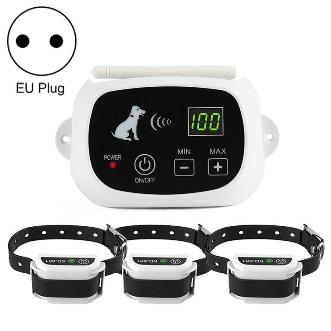 Collier De Clôture Électrique Sans Fil Pour Trois Chiens Portée 500 M Récepteur Étanche Rechargeable - www.yonis-shop.com