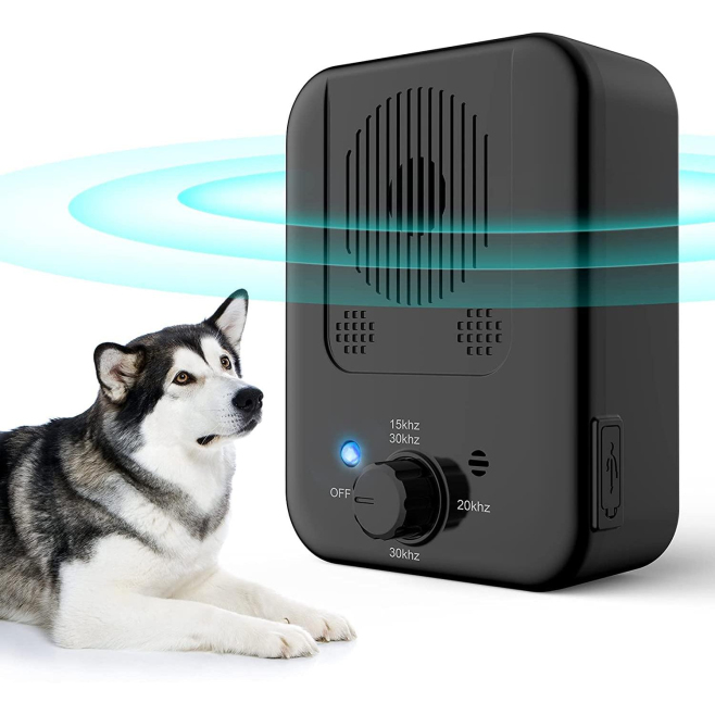 Dispositif Anti Aboiement À Ultrasons Pour Chiens 3 Niveaux De Détection 5 10 Et 15 M Batterie Lithium - www.yonis-shop.com