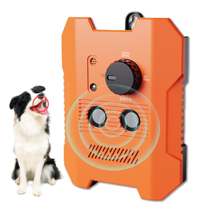 Dispositif Anti-Aboiement Ultrasonique Pour Chien À 3 Modes 15 À 30 KHz Détection Automatique Batterie 1200 mAh - www.yonis-s...