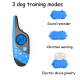 Collier De Dressage Et Anti Aboiement Pour Chien Rechargeable Avec Télécommande 1000 M Récepteur Étanche 3 Modes - www.yonis-...