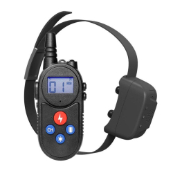 Collier De Dressage Pour Chien Avec Télécommande 4 Modes Réglables Étanche Rechargeable 3 Canaux