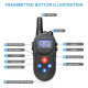 Collier De Dressage Pour Chien Avec Télécommande 4 Modes Réglables Étanche Rechargeable 3 Canaux - www.yonis-shop.com