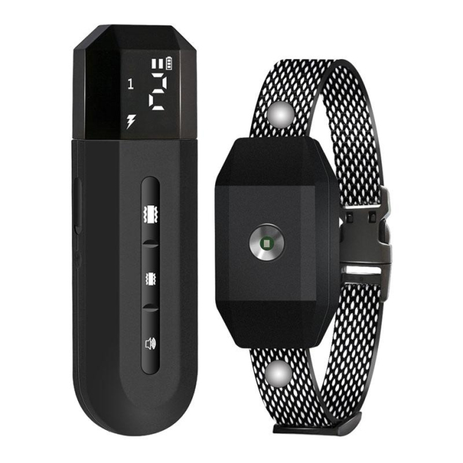 Collier De Dressage Pour Chien Antiaboiement Étanche IPX7 Vibration Et Décharge À Distance 800 Mètres - www.yonis-shop.com