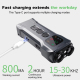 Répulsif Ultrasonique Pour Chiens Anti Aboiement Rechargeable Double Tête Double Fréquence Lampe LED 2 Heures - www.yonis-sho...