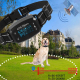 Collier GPS De Dressage Pour Chien Avec Clôture Électronique Sans Fil 2000 M Écran OLED Son Vibration Et Choc Électrique - ww...