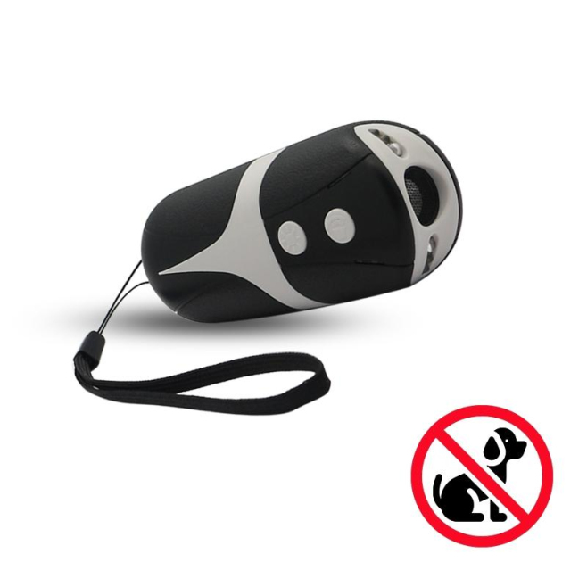 Répulsif Ultrasonique Pour Chiens Et Chats Pour Sorties Avec Lumière LED Ultrasons 125 dB À 30 cm - www.yonis-shop.com
