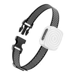 Collier Anti Aboiement Pour Petits Chiens À Vibration Réglable Sans Choc Rechargeable Étanche IP67