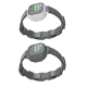 Collier Anti Aboiement Automatique Pour Chien À Écran Couleur Tactile Vibration Double Moteur Étanche IP67 Rechargeable - www...