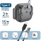 Collier Anti Aboiement Automatique Pour Chien À Écran Couleur Tactile Vibration Double Moteur Étanche IP67 Rechargeable - www...