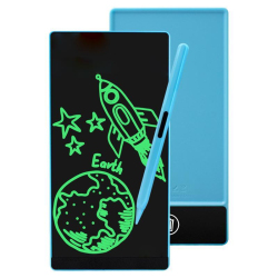 Tablette D’Écriture LCD 6.5 Pouces Pour Écrire Et Dessiner Écran Flexible Sans Encre Effacement En Un Clic Aimant Intégré