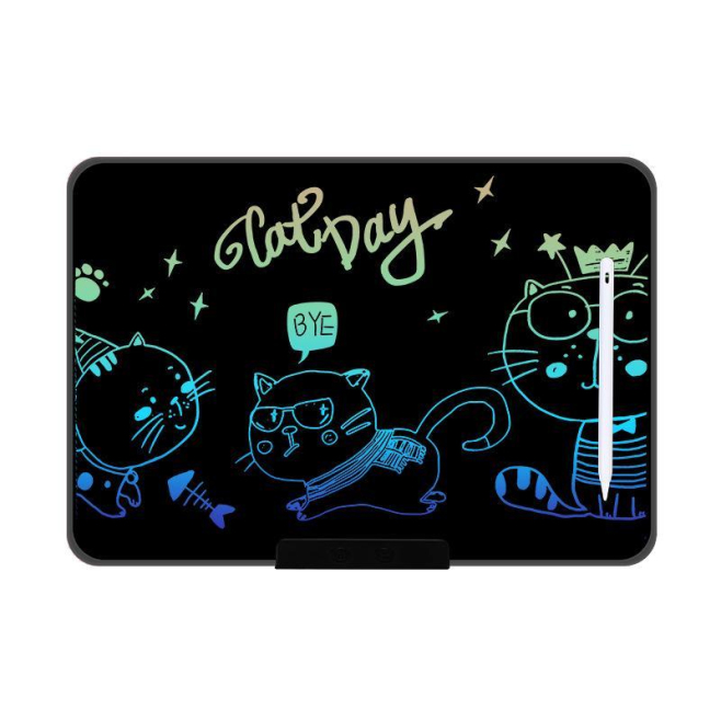 Tablette De Dessin LCD Rechargeable Pour Enfants Stylet Magnétique Écriture Sans Encre Et Écran Sans Rétroéclairage - www.yon...