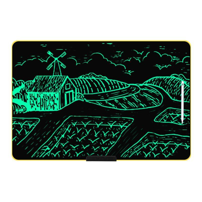 Ardoise D’Écriture Et De Dessin LCD Pour Enfants 28 Pouces Rechargeable Sans Rétroéclairage Avec Stylet Magnétique - www.yoni...