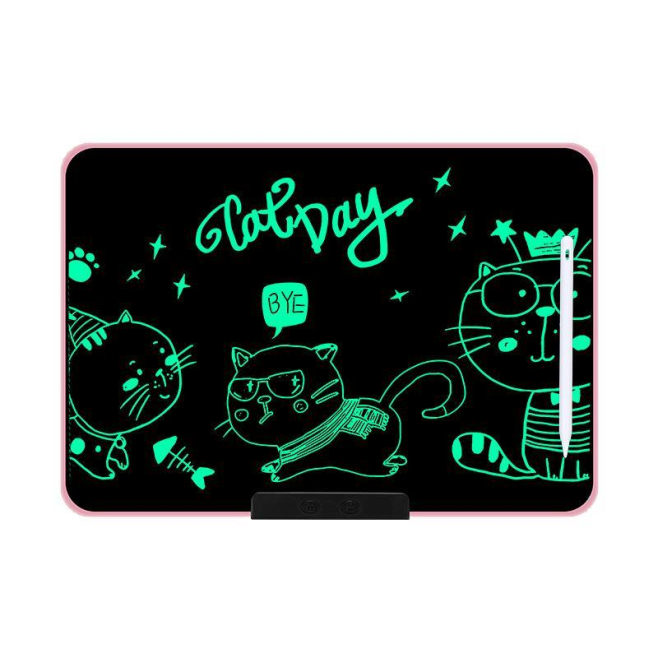 Tablette De Dessin LCD Pour Enfants 16 Pouces Rechargeable Sans Encre Avec Stylet Magnétique Et Verrouillage - www.yonis-shop...