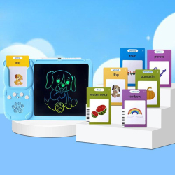 Tablette De Dessin LCD Pour Enfants Avec 112 Cartes Audio En Anglais Écran Flexible 8.5 Pouces Recharge USB C