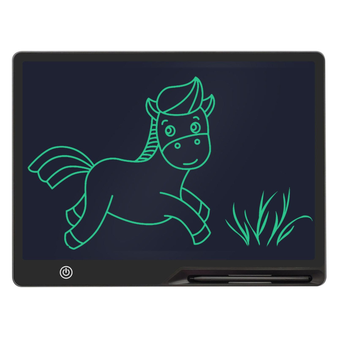 Tablette De Dessin LCD Pour Enfants 16 Pouces Rechargeable Sans Lumière Bleue Effacement En Un Bouton Et Porte Stylet - www.y...