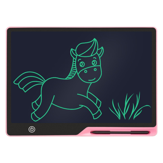 Tablette De Dessin Et D’Écriture LCD Pour Enfants 16 Pouces Rechargeable USB Sans Lumière Bleue Avec Effacement En Un Clic Et...