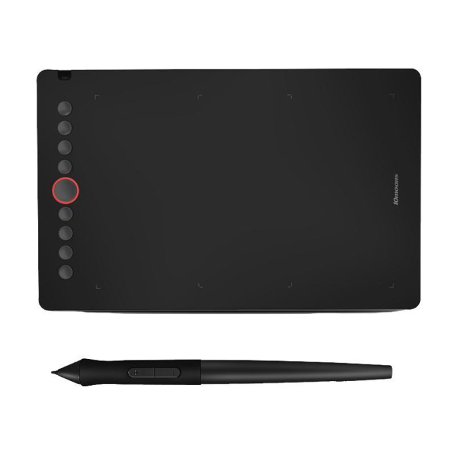 Tablette Graphique Pour Dessin Numérique 8192 Niveaux De Pression 5080 LPI 9 Raccourcis Windows Mac Et Mobile - www.yonis-sho...