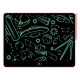 Tablette D’Écriture Et De Dessin LCD Pour Enfants 16 Pouces Rose Écran Flexible Sans Encre Lignes Colorées Effacement Protégé