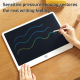 Tablette D’Écriture Et De Dessin LCD Pour Enfants 16 Pouces Rose Écran Flexible Sans Encre Lignes Colorées Effacement Protégé...