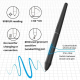 Tablette Graphique Avec Écran 21,5 Pouces Stylet 8192 Niveaux IPS Full Lamination 120 % sRGB 8 Raccourcis Personnalisables - ...