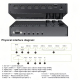 Commutateur HDMI 4 Entrées 1080P 60Hz Avec Écran IPS 5 Pouces Capture Vidéo Type C 3.0 2 Sorties Mélange Audio - www.yonis-sh...