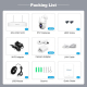 Kit De Vidéosurveillance WiFi 5 MP Avec NVR 8 Canaux Stockage 16 To Détection Humaine Vision Nocturne Couleur IP66 - www.yoni...