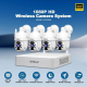 Kit De Vidéosurveillance WiFi 5 MP Avec NVR 8 Canaux Stockage 16 To Détection Humaine Vision Nocturne Couleur IP66 - www.yoni...