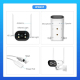 Kit De Vidéosurveillance WiFi Avec NVR 4 Canaux Caméras IP 1080p Détection Humaine Vision Nocturne Couleur 16 To - www.yonis-...