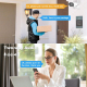 Kit De Vidéosurveillance WiFi Avec NVR 4 Canaux Caméras IP 1080p Détection Humaine Vision Nocturne Couleur 16 To - www.yonis-...