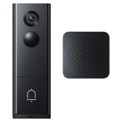 Sonnette Vidéo Connectée Sans Fil À Double Caméra 3 MP Vision Nocturne Et Autonomie De 120 Jours