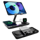 Station De Charge Sans Fil 4 En 1 Pour Smartphone Tablette Montre Et Écouteurs Support Pliable Avec Horloge Numérique - www.y...