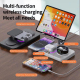Station De Charge Sans Fil 4 En 1 Pour Smartphone Tablette Montre Et Écouteurs Support Pliable Avec Horloge Numérique - www.y...