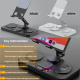 Station De Charge Sans Fil 4 En 1 Pour Smartphone Tablette Montre Et Écouteurs Support Pliable Avec Horloge Numérique - www.y...