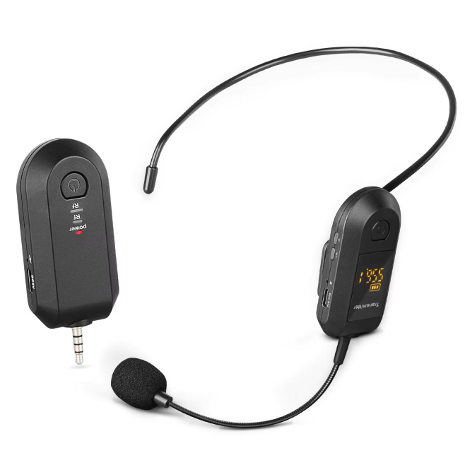 Microphone Sans Fil 2,4 GHz Pour Amplificateur Avec Réduction De Bruit DSP 20 Heures D’Autonomie Et 4 Modes De Portге - www.y...