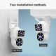 Caméra De Surveillance Panoramique Double Objectif 4 MP PTZ Vision Nocturne En Couleur IP66 Intérieur Extérieur - www.yonis-s...