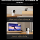 Caméra De Surveillance WiFi 6MP 3200 X 1800 Avec Détection IA Vision Nocturne Couleur Et Rotation À 360 Degrés - www.yonis-sh...