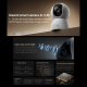 Caméra De Surveillance WiFi 6MP 3200 X 1800 Avec Détection IA Vision Nocturne Couleur Et Rotation À 360 Degrés - www.yonis-sh...