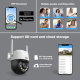 Caméra De Surveillance Extérieure 8MP 4K WiFi Double Bande Avec Suivi Automatique Détection Humaine IP66 - www.yonis-shop.com