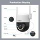 Caméra De Surveillance Extérieure 8MP 4K WiFi Double Bande Avec Suivi Automatique Détection Humaine IP66 - www.yonis-shop.com