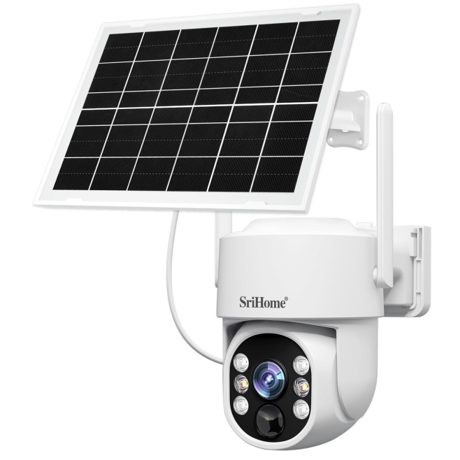 Caméra De Surveillance Extérieure Sans Fil Solaire 2K 4MP IP65 À Faible Consommation Avec Vision Nocturne - www.yonis-shop.com