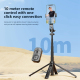Perche À Selfie Avec Trépied À 4 Pieds Pour Smartphone Live Streaming Bluetooth 5.2 Extensible 130.5 Cm Rotation 360° - www.y...