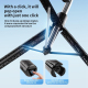 Perche Selfie Trépied Bluetooth 190 Cm Pour Streaming À Double Pince Rotation 360° Compacte 34 Cm - www.yonis-shop.com