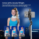 Trépied Perche À Selfie Pour Streaming Et Vlog Extensible À 190 Cm Bluetooth Rotation 360° Compatible Smartphones 6 Pouces - ...