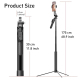 Perche Selfie Trépied Smartphone Pour Live Streaming Avec Télécommande Bluetooth Détachable Rotation À 360 Degrés - www.yonis...