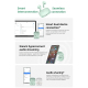 Écouteurs Bluetooth Semi Intra Auriculaires À Réduction Active Du Bruit Double Microphone IA Autonomie 32 Heures IP54 - www.y...