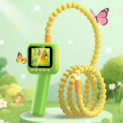 Endoscope Portable Pour Enfants Avec Écran HD 2,8 Pouces Tube Flexible 105 cm Étanche IP67 Et Éclairage LED intensif