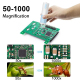 Microscope Numérique Portable 50 À 1000x Pour Photo Vidéo Avec LED Réglable Compatible Téléphone Tablette Ordinateur - www.yo...