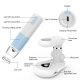 Microscope Numérique Portable 50 À 1000x Pour Photo Vidéo Avec LED Réglable Compatible Téléphone Tablette Ordinateur - www.yo...
